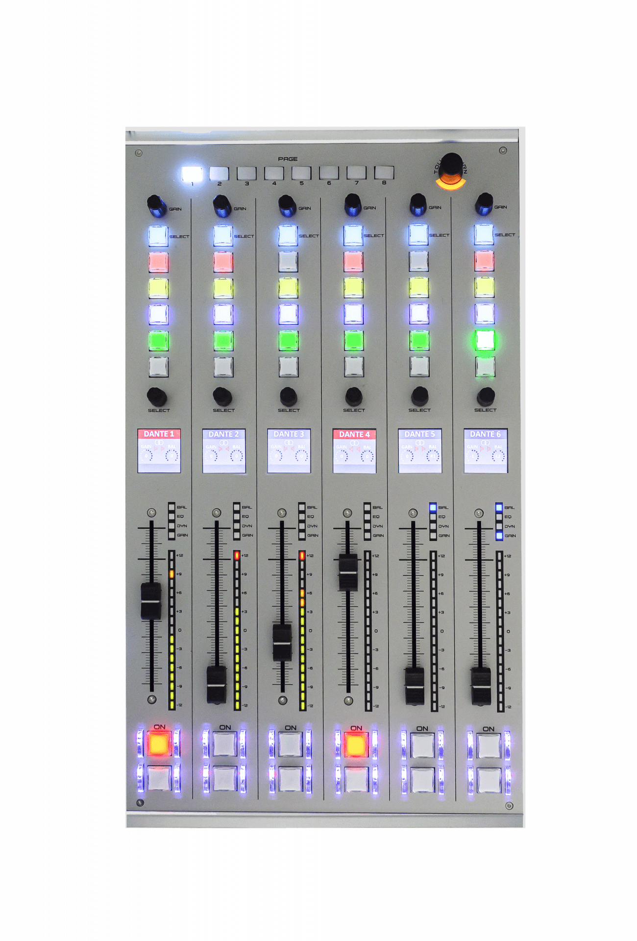 Módulo de faders Atrium
