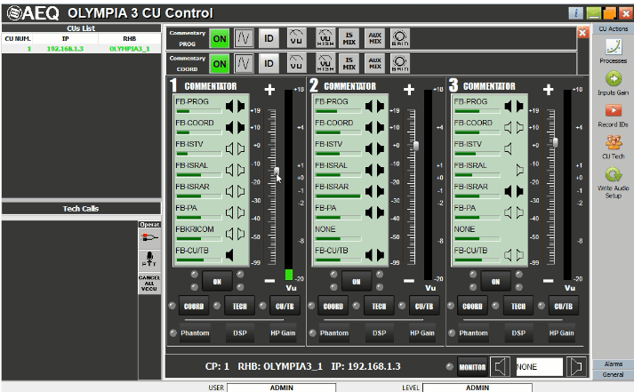 Olympia 3 CU Control